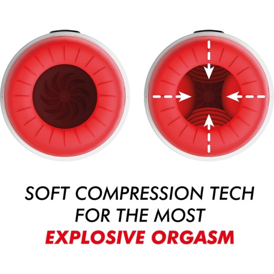 Jamyjob ROCKET MASTURBATOR SOFT COMPRESSION TECH AND VIBRATION