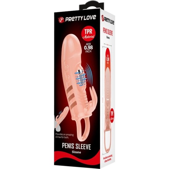 Pretty Love SLOANE NATURAL RABBIT PENIS SHEATH