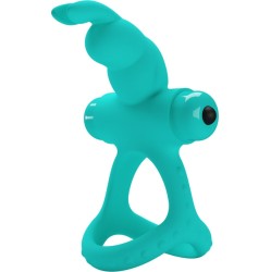 Pretty Love Male PRETTY LOVE - FIGGY GREEN RABBIT VIBRATOR RING