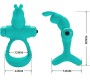 Pretty Love Male PRETTY LOVE - FIGGY GREEN RABBIT VIBRATOR RING
