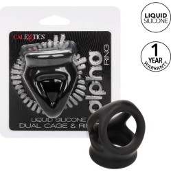 Calexotics ALPHA DUAL CAGE RING BLACK