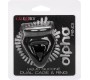 Calexotics ALPHA DUAL CAGE RING BLACK