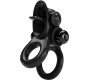 Pretty Love PASSIONATE RING DOUBLE VIBRATING RING + CLITORIS STIMULATOR BLACK