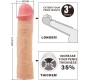 Pretty Love CHELSEA PENIS SLEEVE WITH 7.6 CM EXTENSION FLESH