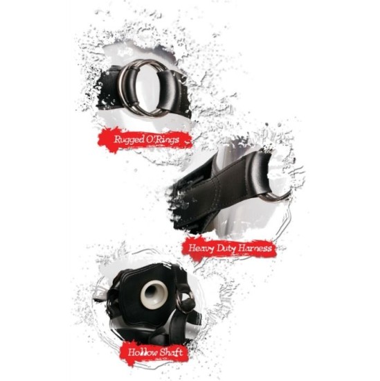 Fetish Fantasy Extreme Extreme Hollow Strap-On 25 cm Brown