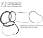 Fantasy C-Ringz Silicone 3-Ring Stamina Set Black