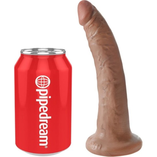 King Cock REALISTIC PENIS 17.5 CM CARAMEL