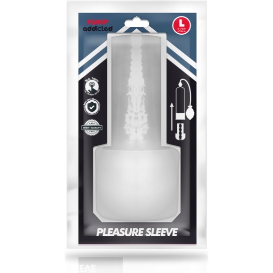 Pump Addicted PLEASURE SLEEVE MASTUBADOR SIZE L