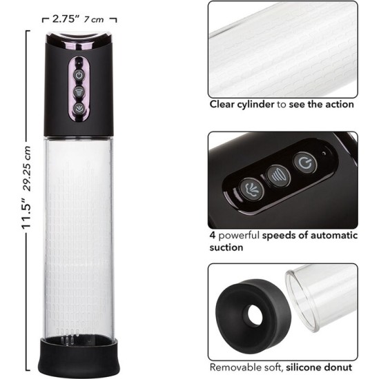 Calexotics PEAK 4-SPEED SUCTION PUMP BLACK