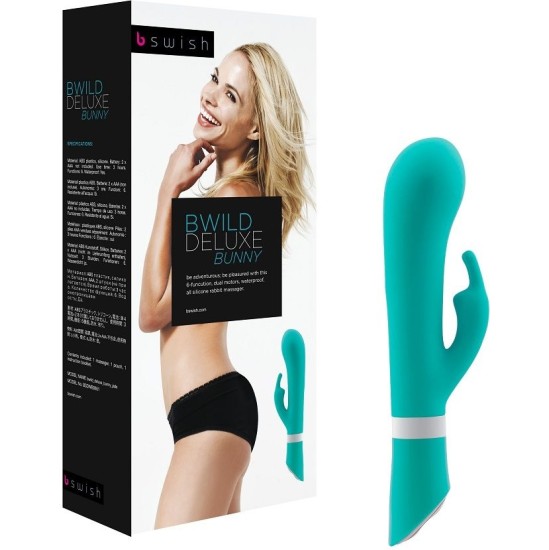 B Swish BWILD DELUXE BUNNY RABBIT VIBRATOR JADE