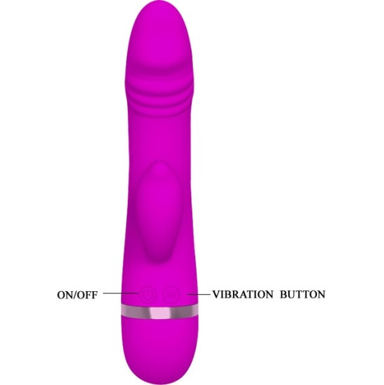 Pretty Love Flirtation PRETTY LOVE - FLIRTATION VIBRATOR WITH RABBIT DAVID