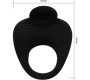 Pretty Love Male PRETTY LOVE - THIMBLE VIBRATOR RING BLACK