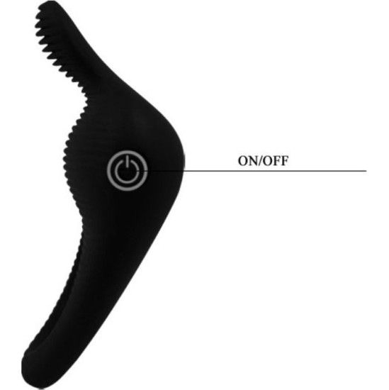 Pretty Love Male PRETTY LOVE - THIMBLE VIBRATOR RING BLACK