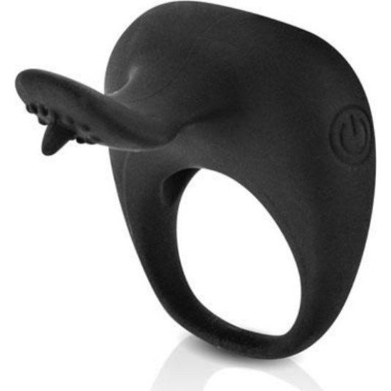 Pretty Love Male PRETTY LOVE - THIMBLE VIBRATOR RING BLACK