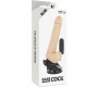 Basecock REALISTIC VIBRATOR REMOTE CONTROL FLESH 18.5 CM -O- 4CM