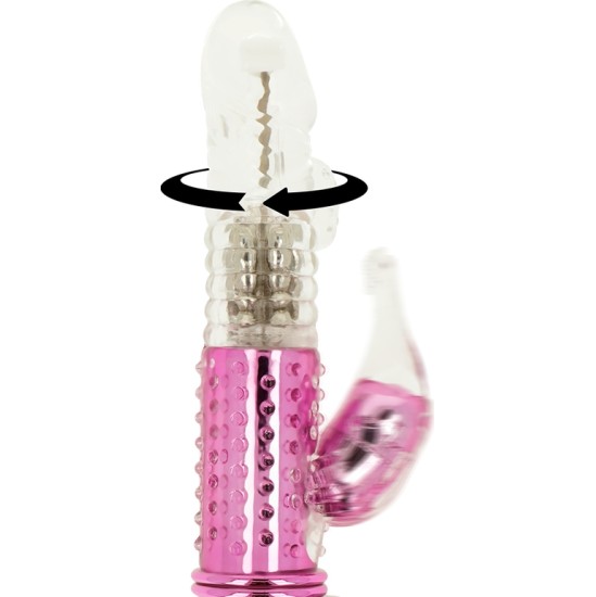 Ohmama VIBRATOR WITH ROTATION FUNCTION AND CLITORIS STIMULATOR