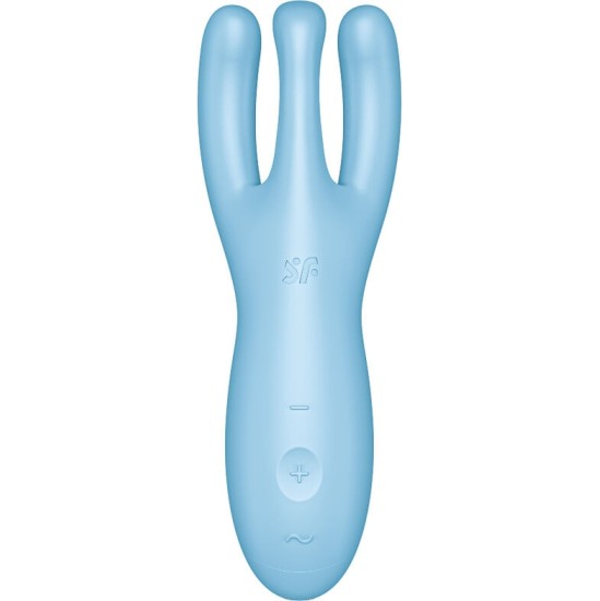 Satisfyer Connect SATISFYER - THREESOME 4 VIBRATOR APP BLUE