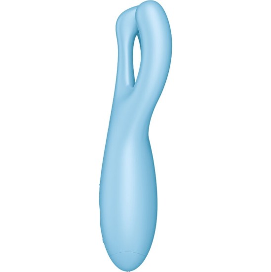 Satisfyer Connect SATISFYER - THREESOME 4 VIBRATOR APP BLUE