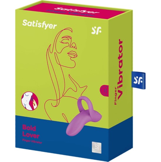 Satisfyer Vibrator SATISFYER - BOLD LOVER FINGER VIBRATOR PINK