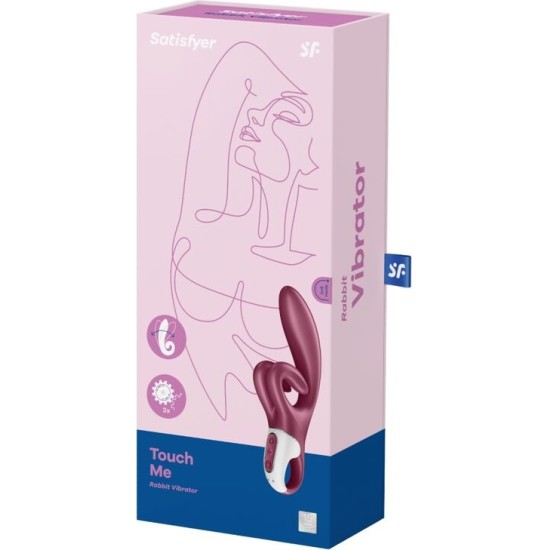 Satisfyer Vibrator SATISFYER - TOUCH ME RABBIT VIBRATION RED