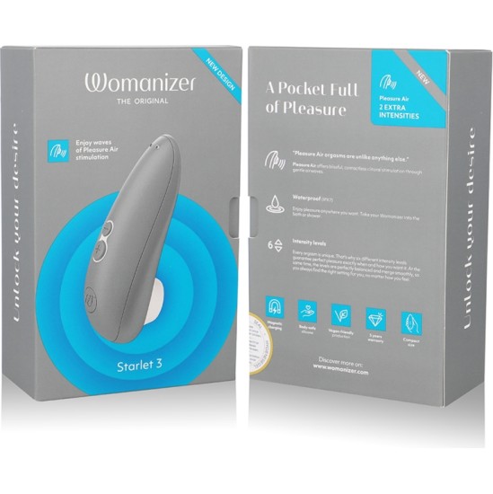 Womanizer STARLET 3 CLITORAL STIMULATOR GRAY