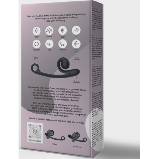 Snail Vibe CURVE VIBRATOR BLACK