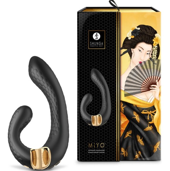 Shunga Toys SHUNGA - MIYO INTIMATE MASSAGER BLACK