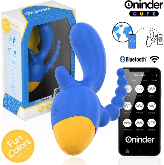 Oninder Cute LOVE 3 SOME TRIPLE VIBRATOR - FREE WORLDWIDE APP