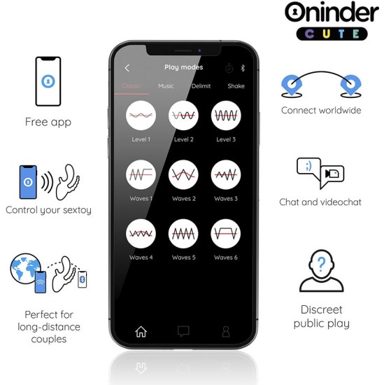 Oninder Cute LOVE 3 SOME TRIPLE VIBRATOR - FREE WORLDWIDE APP