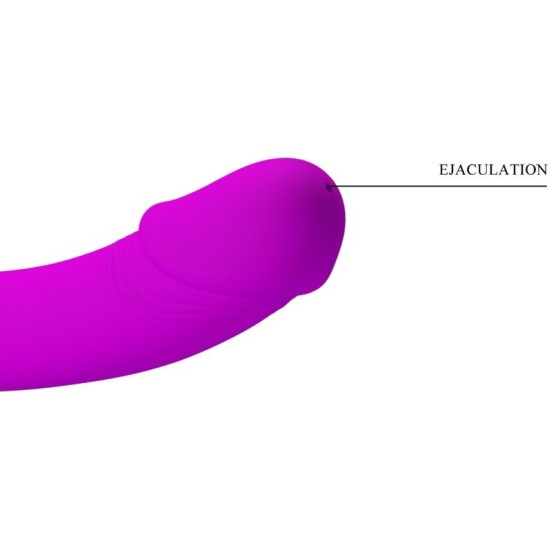 Pretty Love KELPIE DOUBLE STRAP-ON STIMULATOR PURPLE