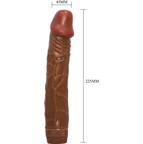 Baile BOB REALISTIC VIBRATOR 22.5 CM MULATTO
