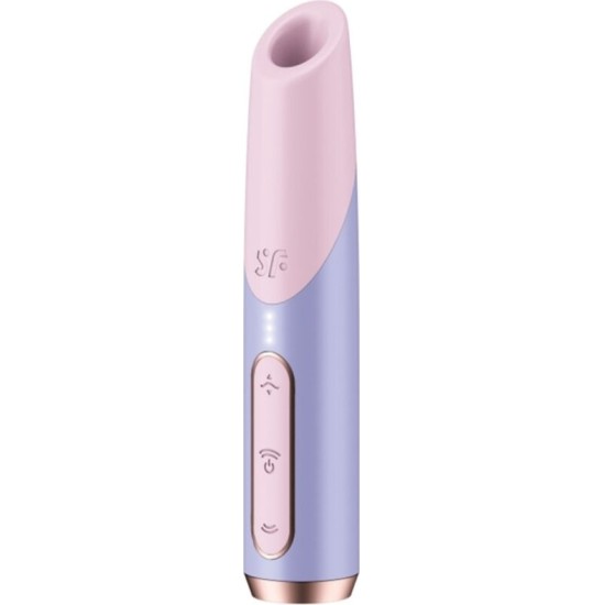 Satisfyer Air Pulse SATISFYER - BOLD KISS WAVE CLITORIS STIMULATOR PINK / VIOLET