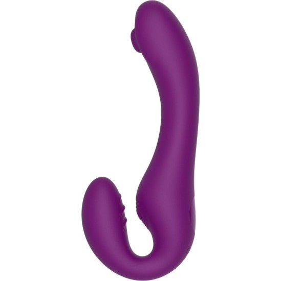 Xocoon 2 IN 1 STRAPLESS STRAP-ON VIBRATOR WITH REMOTE CONTROL PURPLE