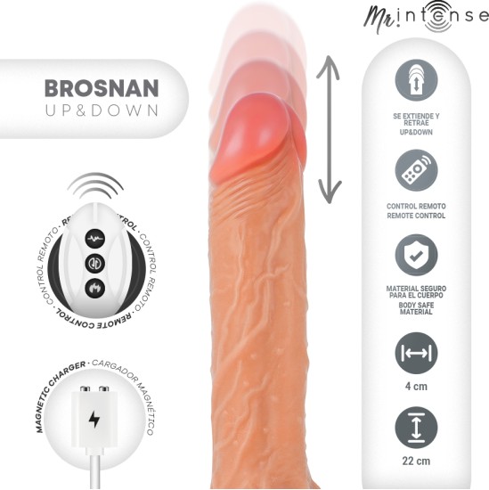 Mr. Intense MR INTENSE - BROSNAN REALISTIC PENIS REMOTE CONTROL 22 CM -O- 4 CM