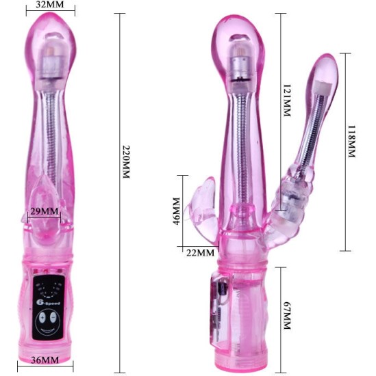 Baile Vibrators BAILE - FLEXIBLE VIBRATOR WITH ANAL STIMULATOR