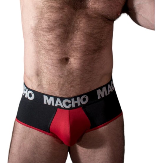 Macho Underwear MACHO - MS26N SLIP BLACK/RED XL