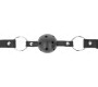 Kink Collar & Gag KINK - HOLLOW HARD BLACK BALL 4.5 CM GAG MODEL 1 63.5 X 2 CM