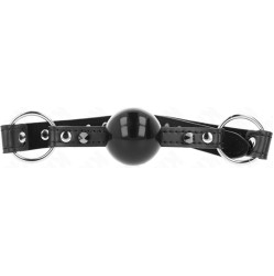Kink Collar & Gag KINK - BALL 4 CM GAG WITH TIP RIVET AND SNAP LOCK 65 x 2 CM