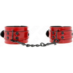 Kink Wrist Restraint KINK - DARK RED WRIST CUFFS 23 X 5 CM