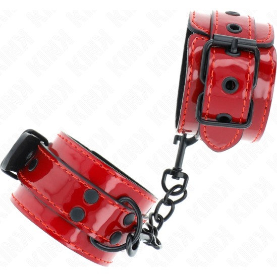 Kink Wrist Restraint KINK - DARK RED WRIST CUFFS 23 X 5 CM