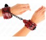 Kink Wrist Restraint KINK - DARK RED WRIST CUFFS 23 X 5 CM