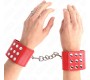 Kink Wrist Restraint KINK - WRIST RESTRAINTS WITH SNAP FASTEN RED ADJUSTABLE 19-24 CM X 5.5 CM