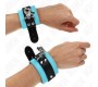 Kink Wrist Restraint KINK - PREMIUM LOCKABLE WRIST RESTRAINTS BLACK / BLUE ADJUSTABLE 21-28 CM X 5.5 CM