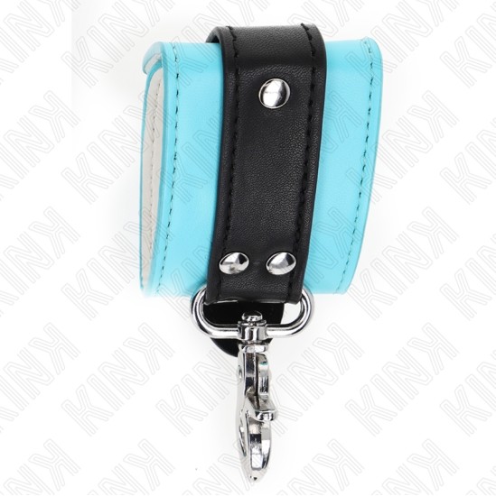 Kink Wrist Restraint KINK - PREMIUM LOCKABLE WRIST RESTRAINTS BLACK / BLUE ADJUSTABLE 21-28 CM X 5.5 CM
