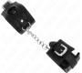 Kink Wrist Restraint KINK - RHINESTONE BUCKLE WRIST RESTRAINTS BLACK ADJUSTABLE 25-32 CM X 5.5 CM