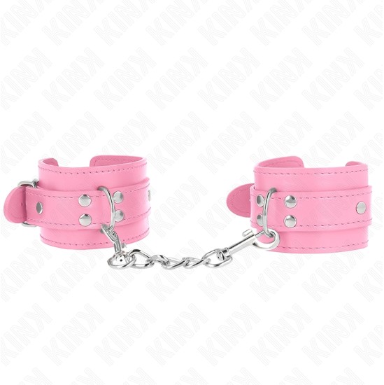Kink Wrist Restraint KINK - SIMPLE WRIST RESTRAINTS PINK ADJUSTABLE 20-23 CM X 5.5 CM