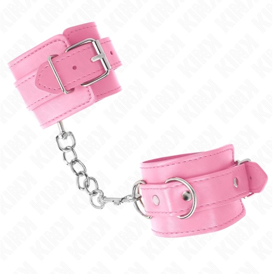 Kink Wrist Restraint KINK - SIMPLE WRIST RESTRAINTS PINK ADJUSTABLE 20-23 CM X 5.5 CM