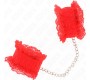 Kink Wrist Restraint KINK - LACE ELASTIC WRIST RESTRAINTS RED