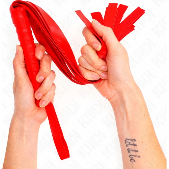 Kink Impact & Touch KINK - RED WIDE TAIL WHIP 48.5 CM