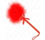 Kink Impact & Touch KINK - NYLON ROPE WAND WITH TICKLE FEATHERS AND RED BOW 25 CM